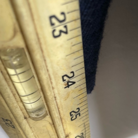 Eildon Hills Men's XL V Neck Argyle Merino Wool Sweater Blue Purples 3644 - Picture 5 of 7